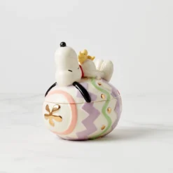 Snoopy Easter Covered Candy Dish