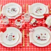 Snoopy Valentine's Day Accent Plates, Set of 4