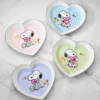 Snoopy Valentine's Day Heart Plates, Set of 4
