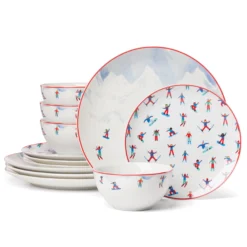 Snowbound 12-Piece Dinnerware Set