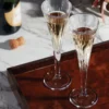Soho Crystal Toasting Flutes, Set of 2