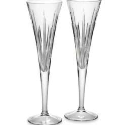 Soho Crystal Toasting Flutes, Set of 2