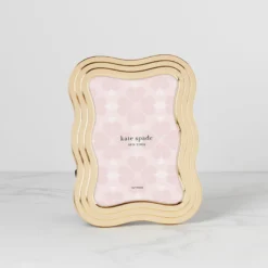 South Street Gold 5x7 Wavy Photo Frame