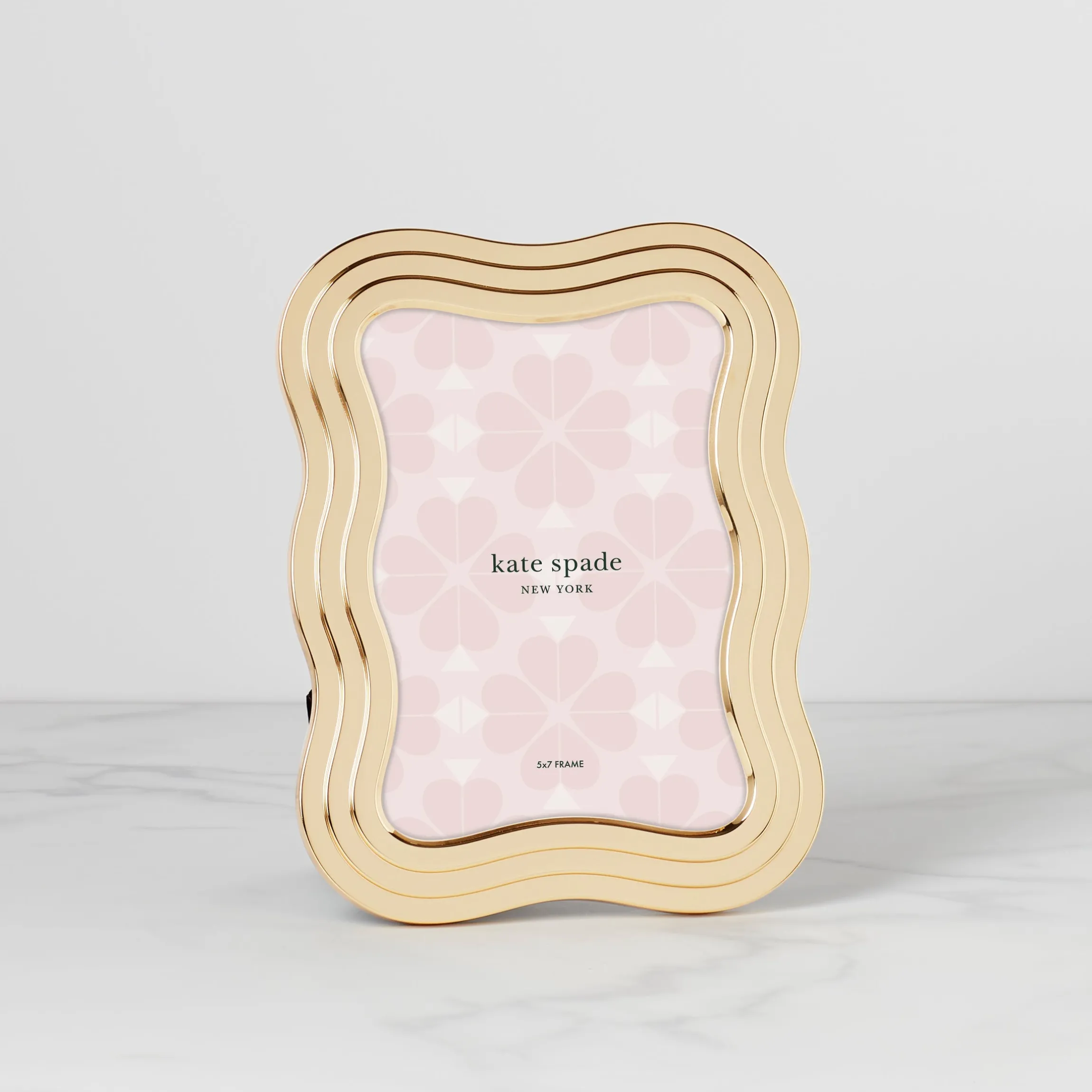 South Street Gold 5x7 Wavy Photo Frame