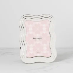 South Street Silver 5x7 Wavy Photo Frame