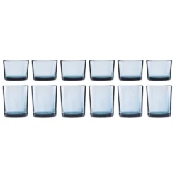 Stackables Blue Drinkware, Set of 12