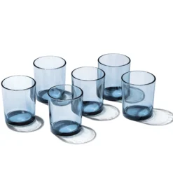 Stackables Blue Tall Drinkware, Set of 6