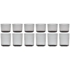 Stackables Smoke Short & Tall Glasses 12-Piece Set