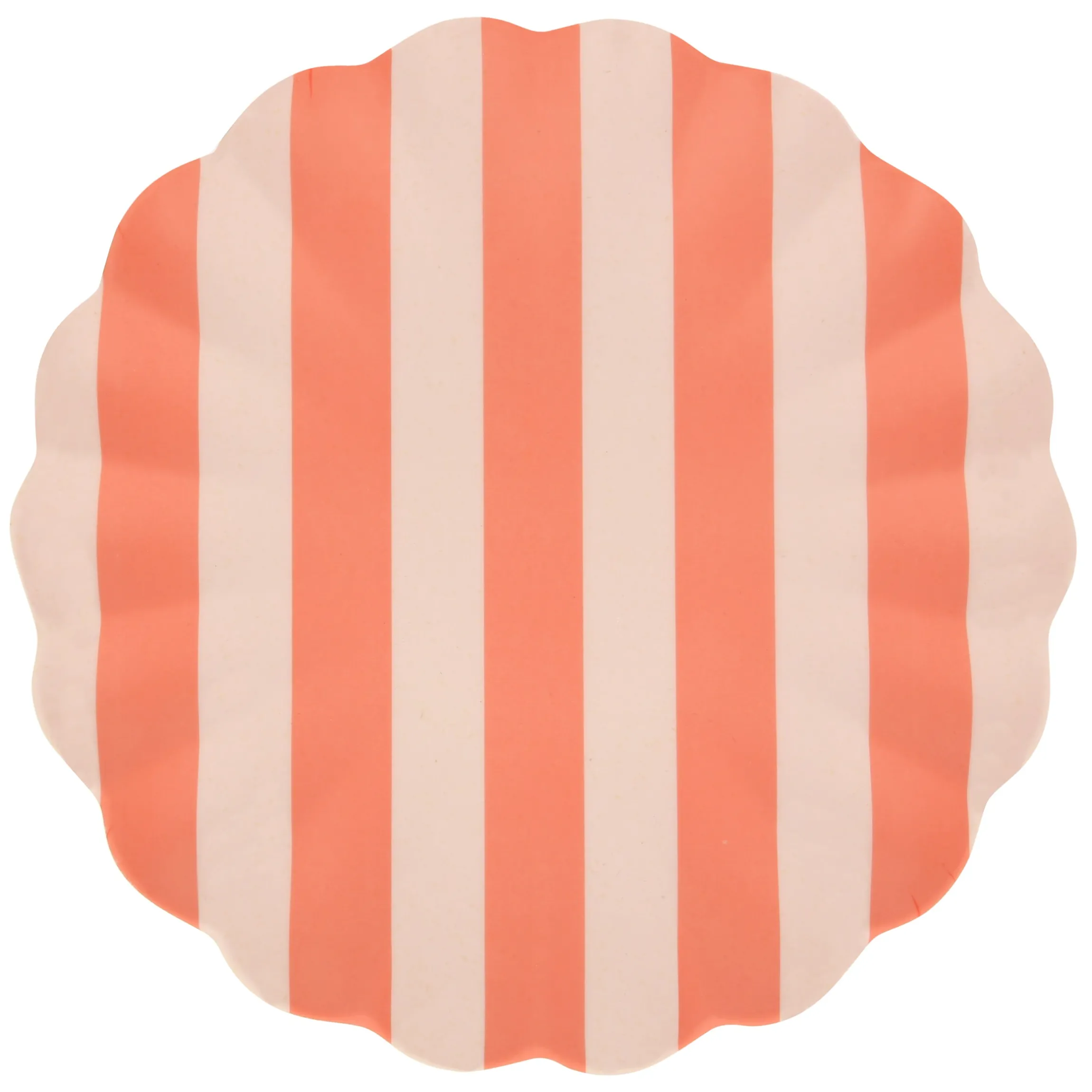 Stripey Assorted Bamboo Large Plates, Set of 6