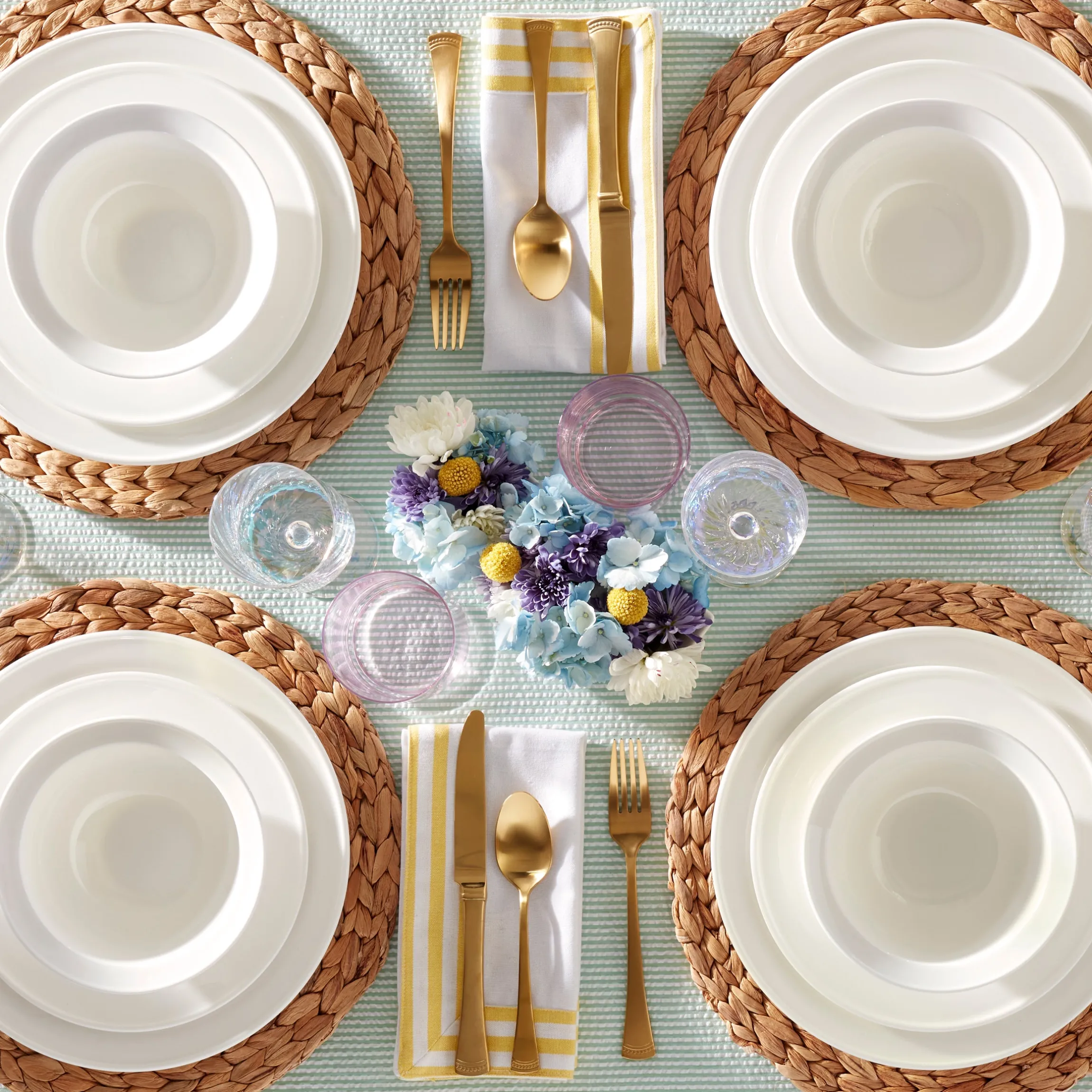 Studio 1414 Rimmed Accent Plates, Set of 6