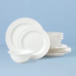 Studio 1414 Rimmed 12-Piece Dinnerware Set