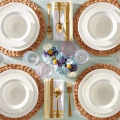 Studio 1414 Rimmed 16-Piece Dinnerware Set
