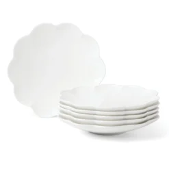 Studio 1414 Scallop Accent Plates, Set of 6