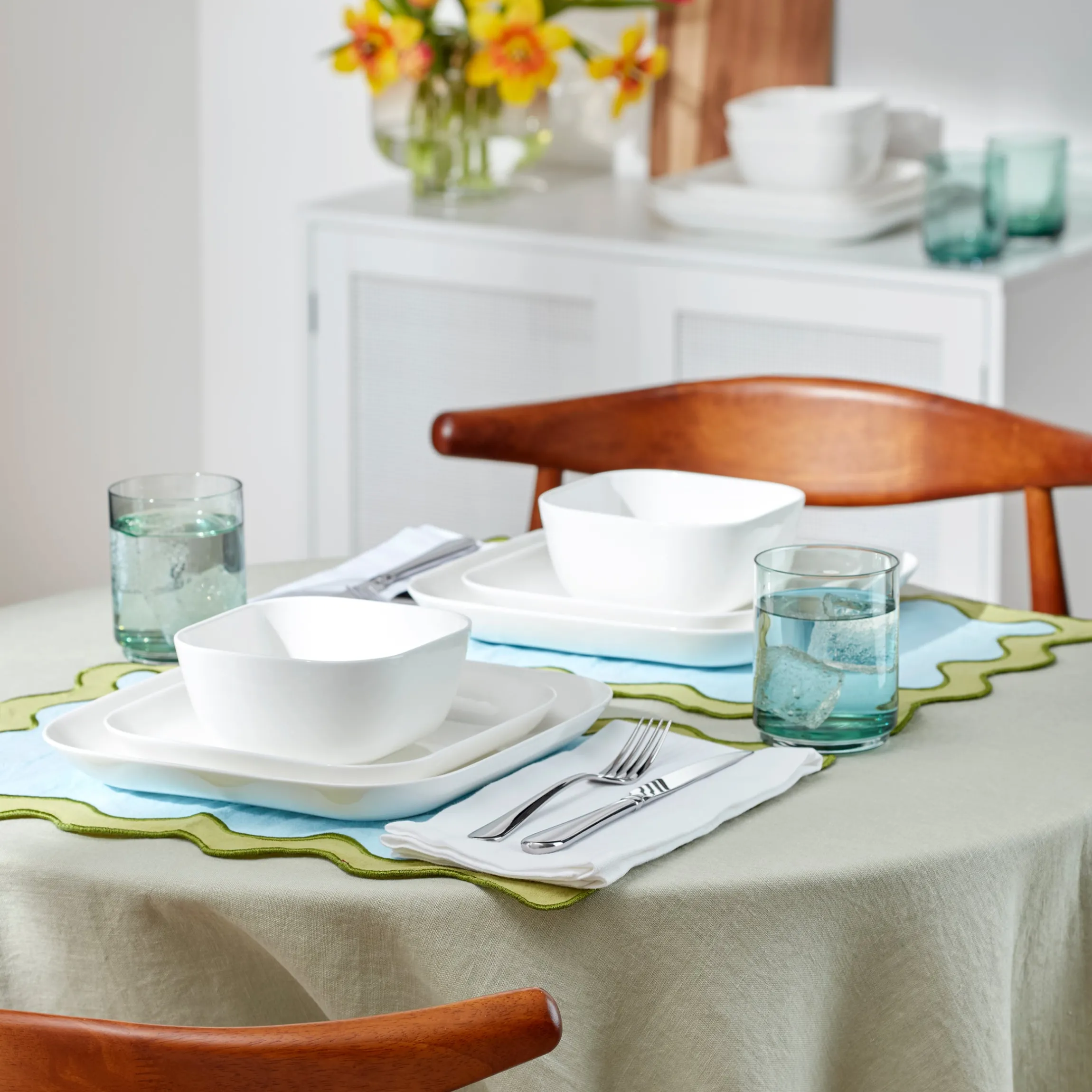 Studio 1414 Square 12-Piece Dinnerware Set