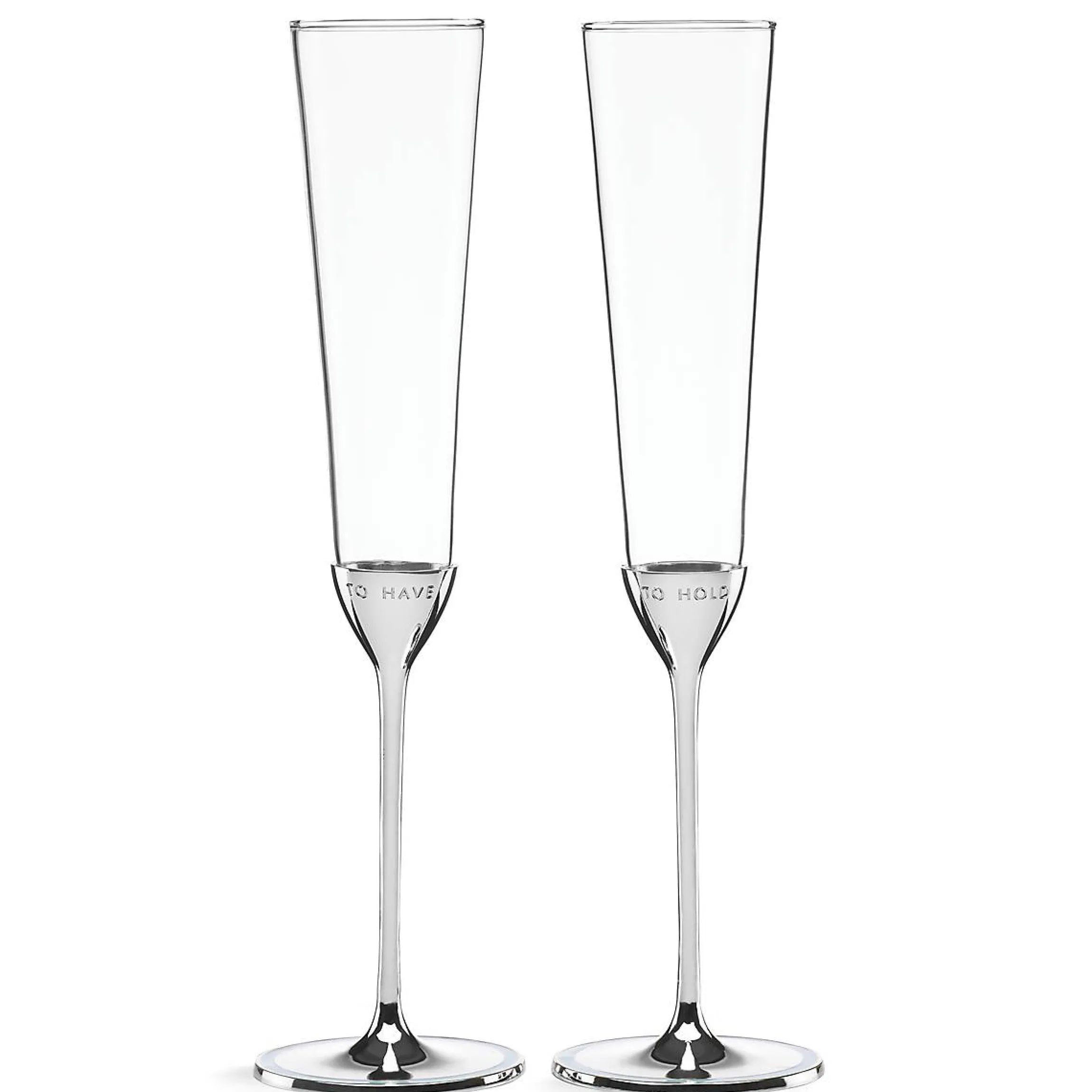 Take The Cake 2-Piece Champagne Flute Set