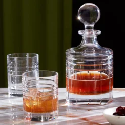Tempo Crystal 5-Piece Whiskey Set