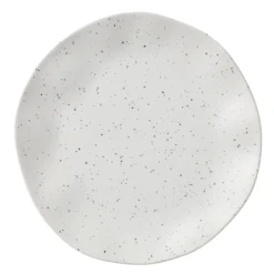 Terrazzo Melamine Cream 12-Piece Dinnerware Set
