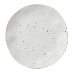 Terrazzo Melamine Cream 12-Piece Dinnerware Set
