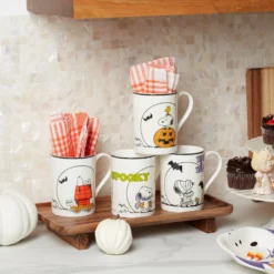 The Great Pumpkin Mugs, Set of 4