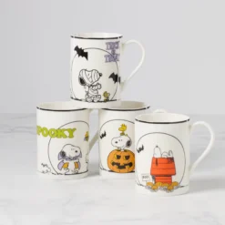 The Great Pumpkin Mugs, Set of 4