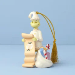 The Grinch's List Ornament