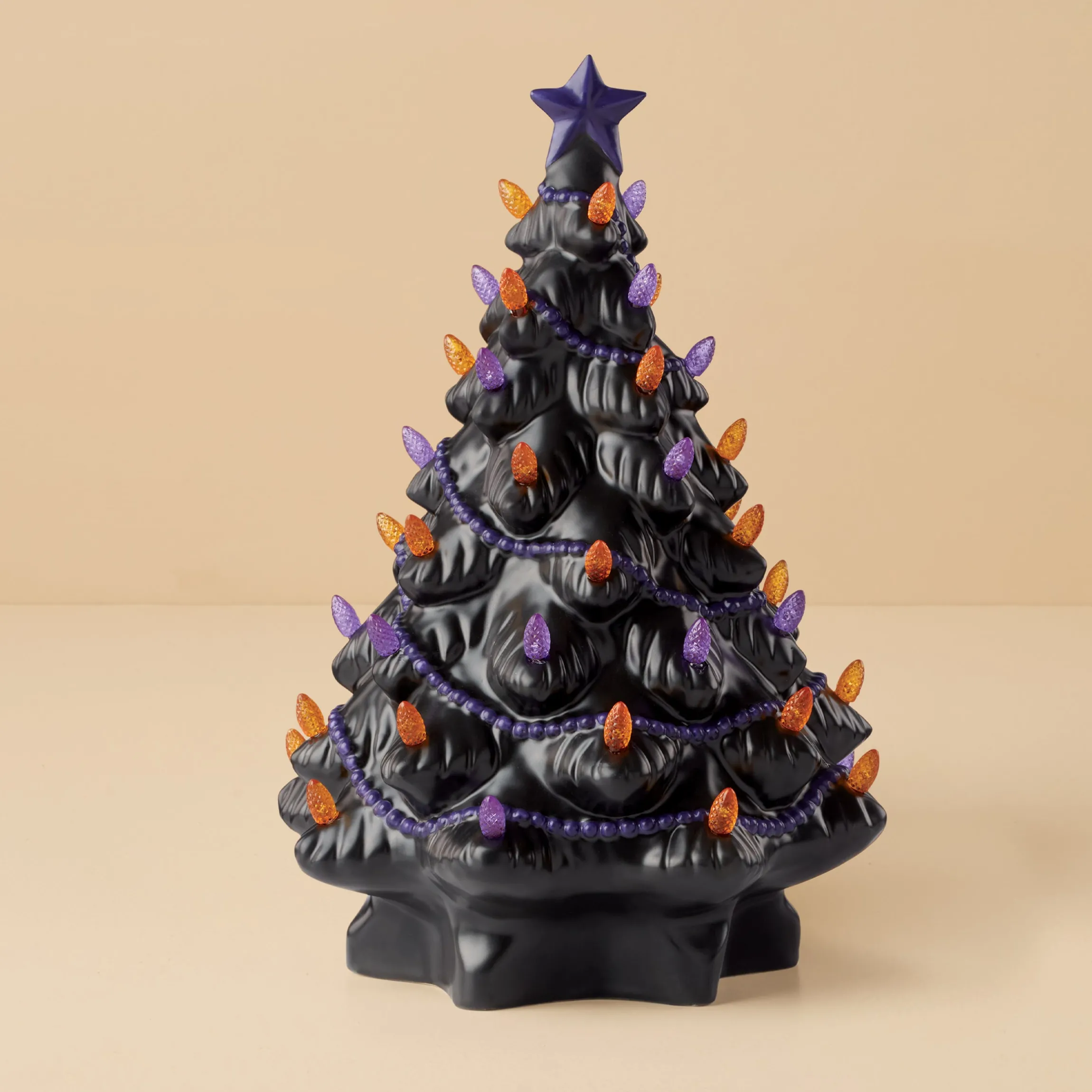 Treasured Traditions Black Lit Tree Figurine