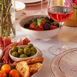 Trianna Blush 12-Piece Dinnerware Set