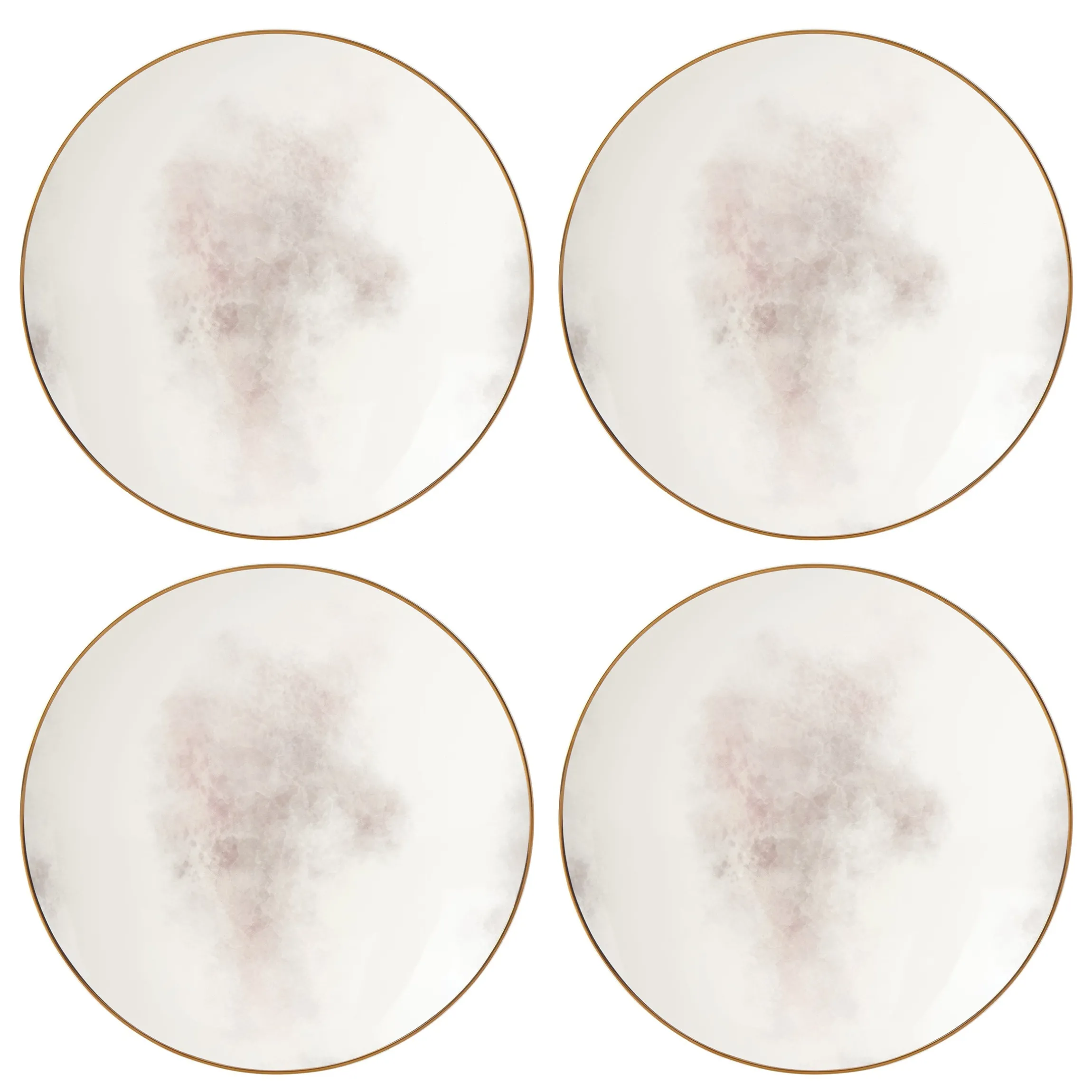 Trianna Salaria Coupe Salad Plates, Set of 4