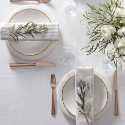 Trianna White Salad Plate