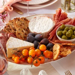 Trianna White Serving Platter
