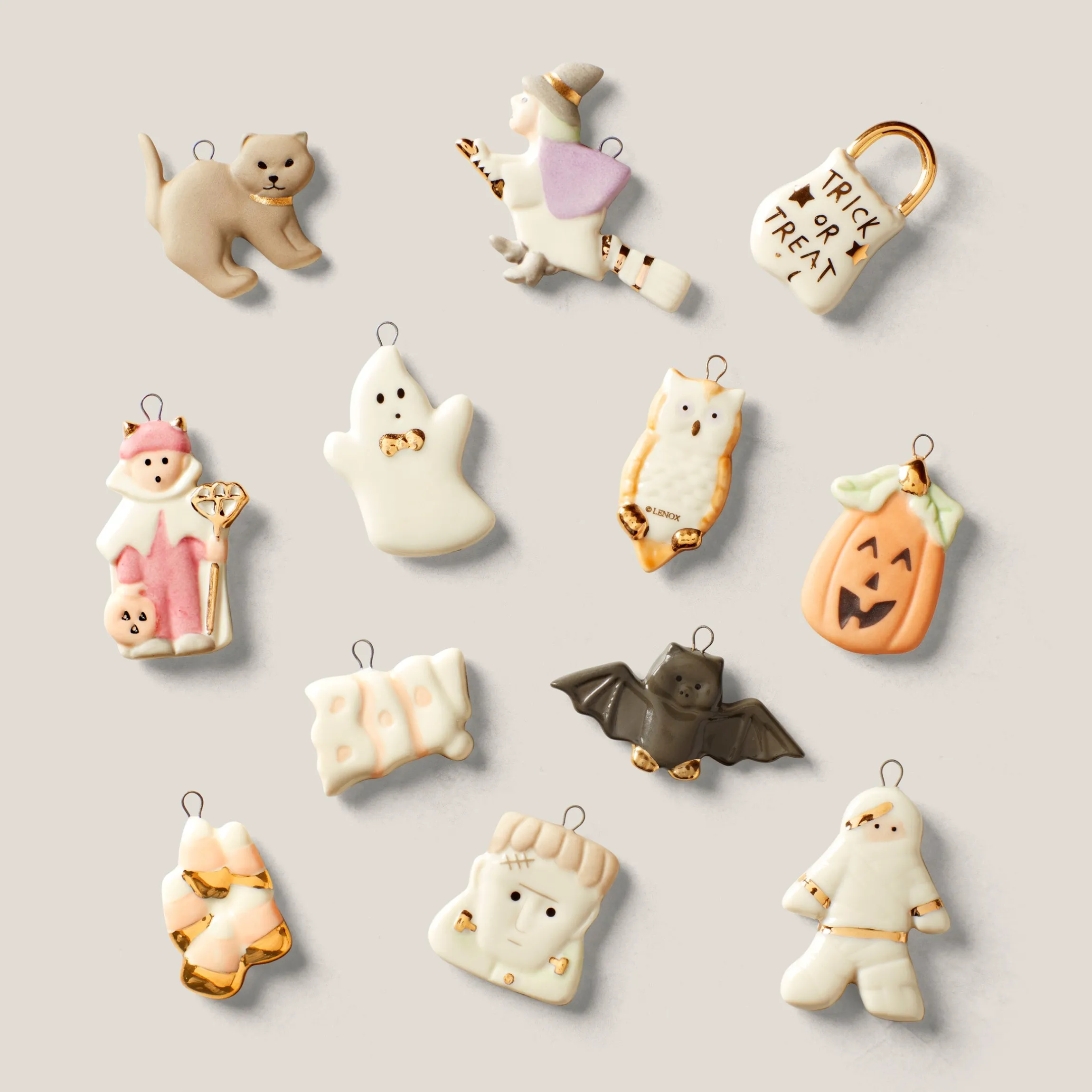 Trick or Treat 12-Piece Mini Ornament Set