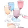 True Colors Wine Glasses, Set Of 4