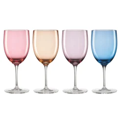 True Colors Wine Glasses, Set Of 4