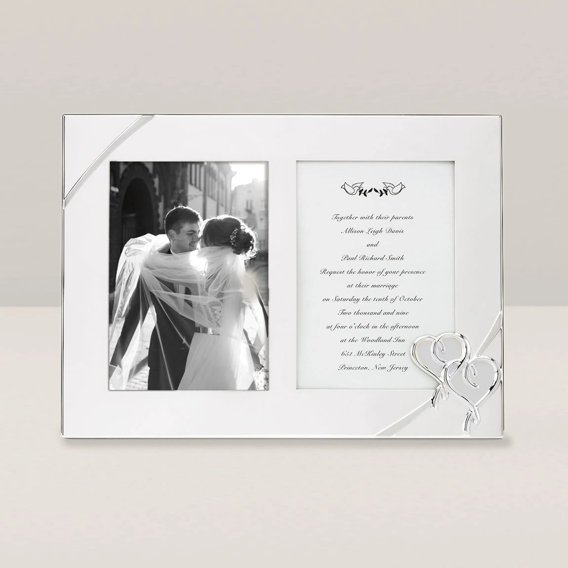 True Love Double Invitation Frame