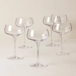 Tuscany Classics Angled Coupe Glasses, Set of 6