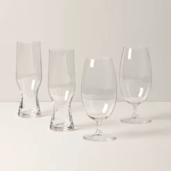 Tuscany Classics Assorted Beer Glasses, Set of 4