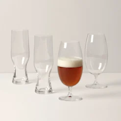 Tuscany Classics Assorted Beer Glasses, Set of 4