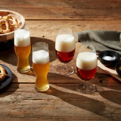 Tuscany Classics Assorted Beer Glasses, Set of 4