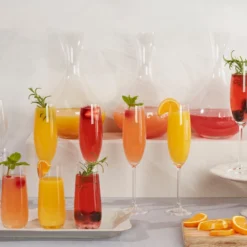 Tuscany Classics Champagne Flute Glasses, Set of 6