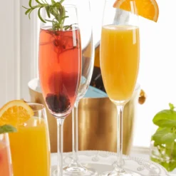 Tuscany Classics Champagne Flute Glasses, Set of 6