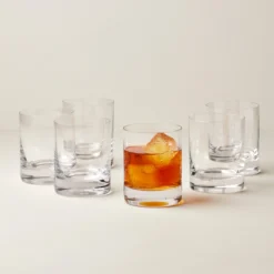 Tuscany Classics Cylinder Double Old-Fashioned Glasses, Set of 6