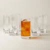 Tuscany Classics Cylinder Highball Glasses, Set of 6