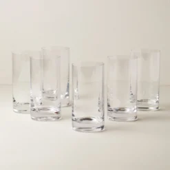 Tuscany Classics Cylinder Highball Glasses, Set of 6