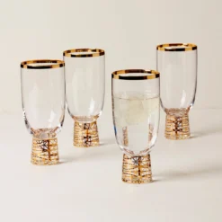 Tuscany Classics Gold Frost All- Purpose Glasses - Set Of 4