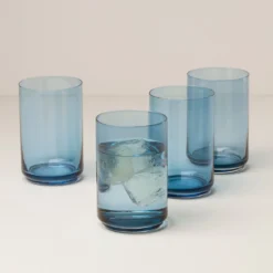 Tuscany Classics Stackable Blue Coolers, Set of 4