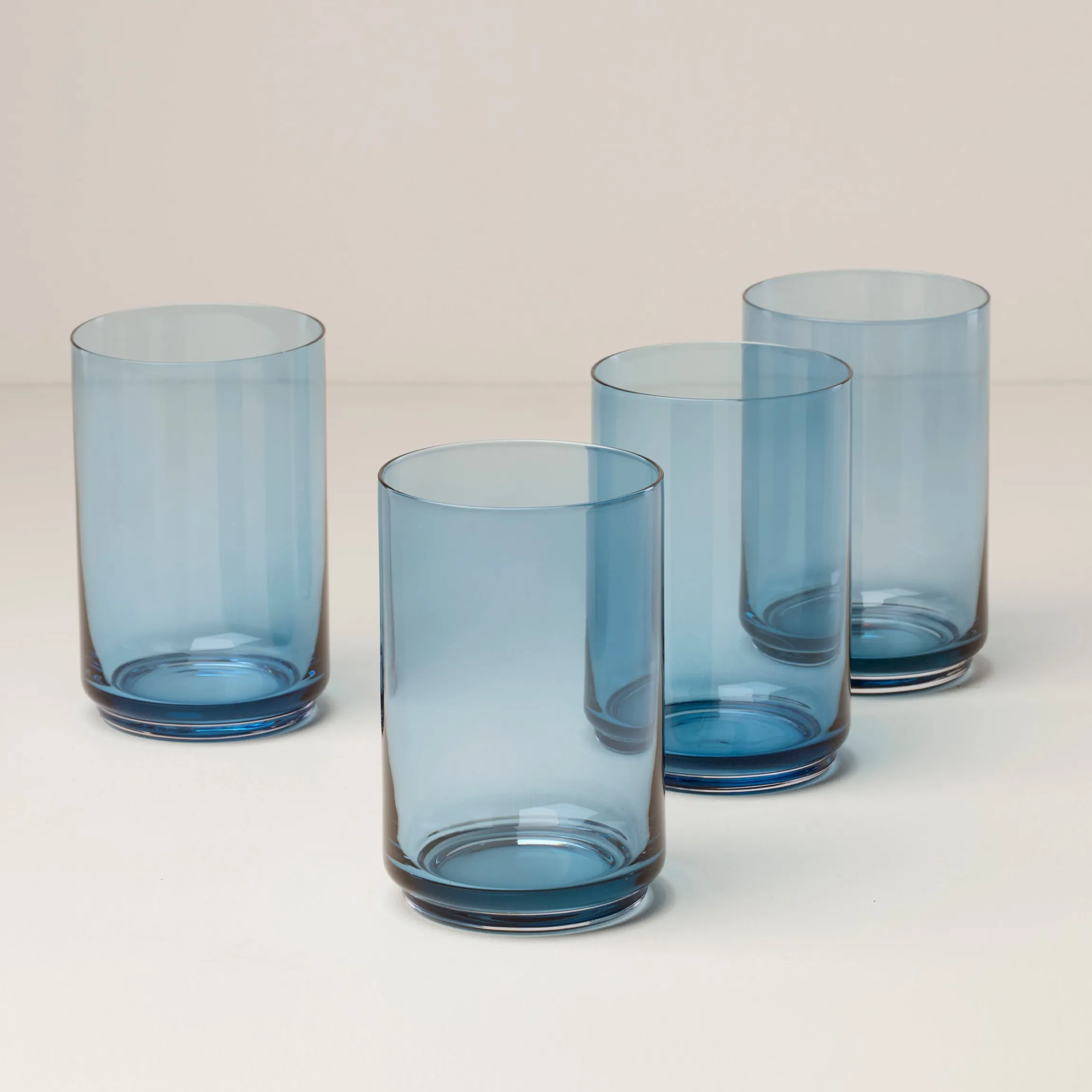 Tuscany Classics Stackable Blue Coolers, Set of 4