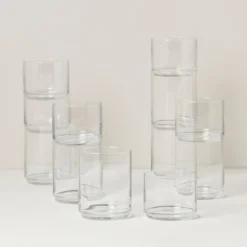 Tuscany Classics Stackable Clear 12-Piece Set