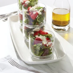 Tuscany Classics Stackable Clear Short Glasses, Set of 6