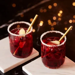 Tuscany Classics Stackable Clear Tall Glasses, Set of 6