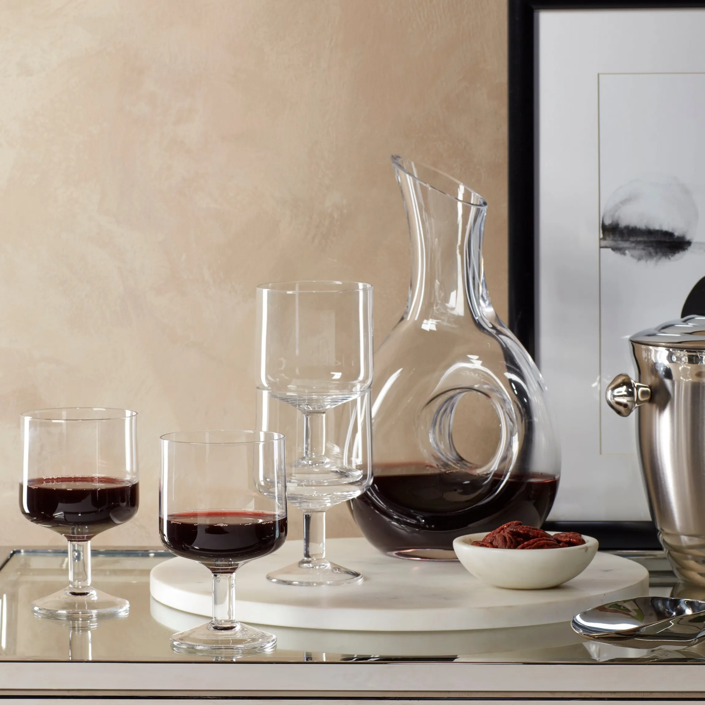 Tuscany Classics Stackable Wine Glasses, Set of 4